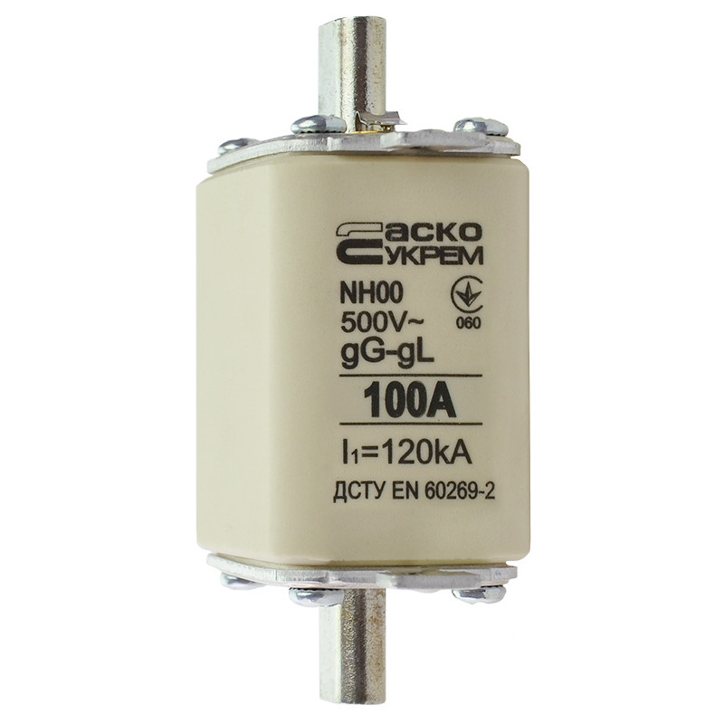 Предохранитель ножевой с плавкой вставкой NH00 100A gG [A0050010015] АСКО