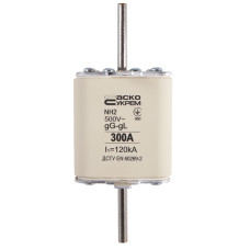Предохранитель ножевой с плавкой вставкой NH2 300A gG [A0050010043] АСКО
