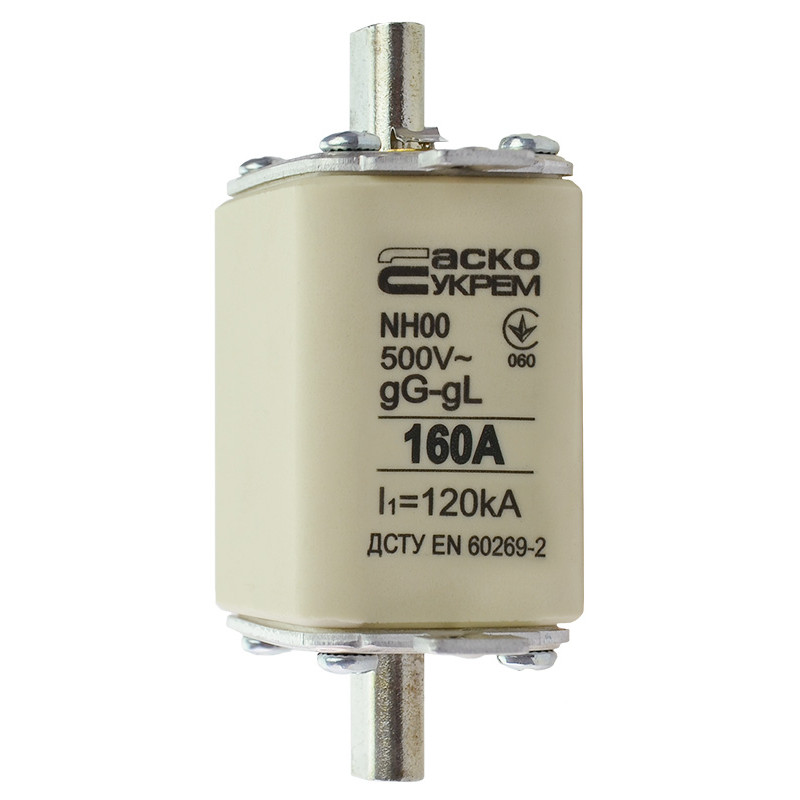 Предохранитель ножевой с плавкой вставкой NH00 160A gG [A0050010017] АСКО