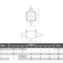 Запобіжник ножовий з плавкою вставкою NT0 100A gG [i0760052] e.fuse.nt0.100 E.NEXT