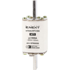 Предохранитель ножевой с плавкой вставкой NT1 100А gG [i0760055] e.fuse.nt1.100 E.NEXT
