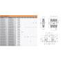 Тримач запобіжника 1p NH00 160A PK (M8-2M6) S [4123002] ETI