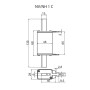 Предохранитель ножевой с плавкой вставкой NH1C 125A gG [4184215] KOMBI ETI