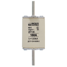 Предохранитель ножевой с плавкой вставкой NH1 160A gG [A0050010030] АСКО