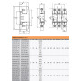 Держатель предохранителя 1p NH2 400A PK (M10-M10) S [4123200] ETI