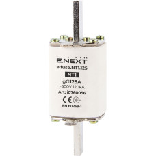 Предохранитель ножевой с плавкой вставкой NT1 125А gG [i0760056] e.fuse.nt1.125 E.NEXT