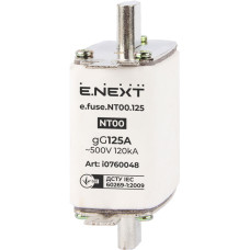Предохранитель ножевой с плавкой вставкой NT00 125A gG [i0760048] e.fuse.nt00.125 E.NEXT