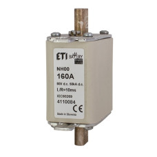 Предохранитель ножевой с плавкой вставкой NH00 160A gBat 80V DC Battery [4110084] ETI