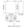 Аккумуляторная ячейка 3.2В 304А/час LiFePO4 [LF304] E.NEXT
