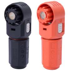 Клеммы проходные 250A 1500V DC для аккумуляторов IP67 оранжевая/черная [i095002] E.NEXT e.tc.dc.industrial.250