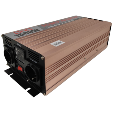 Инвертор с дисплеем 1500Вт входная 11-15V DC, выходная 230V AC чистая синусоида [Б00042855] YCPЕ-1500 CNC