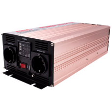 Инвертор с дисплеем 2000Вт входная 11-15V DC, выходная 230V AC чистая синусоида [Б00042856] YCPЕ-2000 CNC