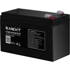 Аккумуляторная батарея 12В 7А/год AGM тип разъема F1/F2 [s072001] E.NEXT e.agm.stand.12.07