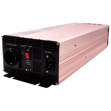 Инвертор с функцией зарядки 2500Вт входная 11-15V DC, выходная 230V AC чистая синусоида [Б00042849] YCPС-2500 CNC