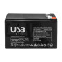 Аккумуляторная батарея 12В 9A/год AGM тип разъема F1/F2 [USL1290-2] E.NEXT