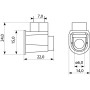 2х6мм.кв 400V Клеммник конечный (1шт.) [A0130060011] Т-2 АСКО