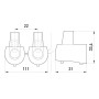 16мм.кв 25A 400V Клемник кінцевий (5шт) [s2039004] e.tc.end.stand.5.16 E.NEXT