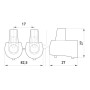 10мм.кв 10A 400V Клемник кінцевий (5шт) [s2039003] e.tc.end.stand.5.10 E.NEXT