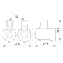6мм.кв 6A 400V Клеммник конечный (5шт) [s2039002] e.tc.end.stand.5.6 E.NEXT