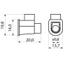 6мм.кв 400V Клемник кінцевий (1шт.) [A0130060010] Т-1 АСКО