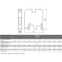 250А 95мм.кв. 86х28х91мм Клемма винтовая наборная синий с крышкой [p049028] E.NEXT e.tc.din.pro.95.blue