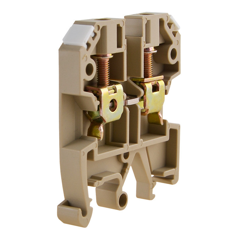 32А 4мм.кв. 40х6х46мм Клемма винтовая наборная желтая [A0130010013] JXB 4/35 АСКО