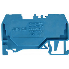 20А 2,5мм.кв. 53х5х33мм Клемма пружинная наборная синий [A0130010061] JHN1-2,5 АСКО
